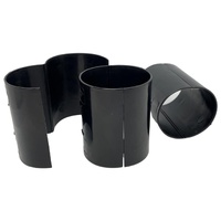 Pipe Support Systems | Black Pipe Sleeve Support 63mm | PN: BPS63HTB