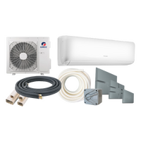 Split System Bundles | Gree Alto Cooling Only Split System Air Conditioner - 3.5kW - Ground Install Kit (5m Paircoil) | PN: GREEALTOCO35-GROUND-5M