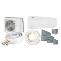 Split System Bundles | Gree Hyper+ Reverse Cycle Split System Air Conditioner - 2.5kW - Ground Install Kit | PN: GREEHYPERPLUS25-GROUND