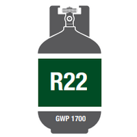 Refrigerant - R22 | R22 Refrigerant 12kg Cylinder | PN: H220012