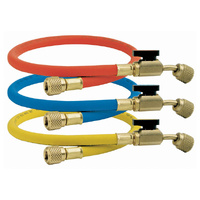 Charging Hoses | CPS Premium Hose Set 180cm 1/4"F W/Ball Valves 3 Pack | PN: HP6E