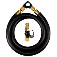 Vac Pump Accessories | Appion - MegaFlow Basics 1/2in Hose Evacuation Kit with 1/4in Valve Core Tool | PN: MGABAS