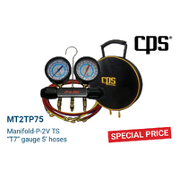Manifold & Gauge Sets | CPS Workingman Manifold Set (R22, R134, R404) | PN: MT2TP75