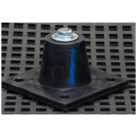 AC Mounting Accessories | DOUBLE DEFLECTION NEOPRENE MOUNT 30-60kgs | PN: NMA-GREEN