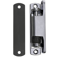 Coolroom & Cabinet Hardware | CRH P11 Hinge Set (Pair), LH - Chrome | PN: P11ZLHMSPINK