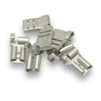 Terminals & Connectors | Flag Terminal Brass 6.4 0.8Mm | PN: QCB2-6.4F