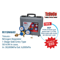 Brazing and Welding Tools | NITROGEN 6,000 kPa REGULATOR IN A CASE | PN: RI1SNI60C