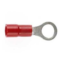 Terminals & Connectors | Ring Terminal 5Mm Stud Red | PN: RT1.25-5