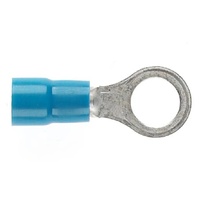 Terminals & Connectors | Ring Terminal 6Mm Stud Blue | PN: RT2-6