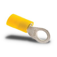 Terminals & Connectors | Ring Terminal 5Mm Stud Yellow | PN: RT5.5-5/K