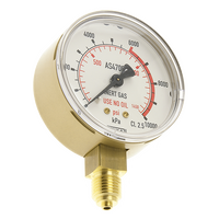 General Service Tools | Pressure Gauge 0-10,000kPa for Tesuco 6,000kPa Regulator | PN: SPRGI100NI