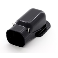 Pipe Duct - Inaba | Inaba Slimduct Wall Inlet 77mm Black | PN: SW77K