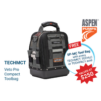General Service Tools | Veto Tech Medium Closed Tool Bag | PN: TECHMCT