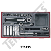 Hand Tools | Teng 35Pc Metric 1/4 Drive | PN: TT1435