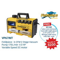 Vacuum Pumps | Fieldpiece Vacuum Pump for Air Conditioning & Refrigeration | PN: VP67INT