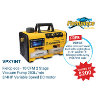 Vacuum Pumps | VPX7INT Fieldpiece Vacuum Pump for Air Conditioning & Refrigeration