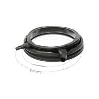 Bosch Washing Machine Door Seal With Lighting Socket and Socket for Circulation Hose | Suits: WAX32M41AU/01 WAX32M41AU/04
