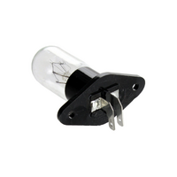 LG, Smeg Microwave Globe 25W T70 Right Angle Spade | Suits: MC-766Y (MC-766Y.ASL7LAP) MC-7843D (MC-7843D.AWH7LAP) MC-7844L (MC-7844L.ASB7LAP)