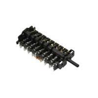 Smeg Oven Function Selector Switch | Suits: SE108EB/1 SE108NE SE108NE/1 SE108X SE108X-1 SE208X SE280X SE286X SE380XK SE380XK/1 SE392MF SE392MF/1