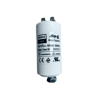 Capacitor 6uF 450V CAP006 63X30Mm Plastic With Stud (M8)