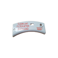 Simpson Dryer Mounting Plate For Door Switch (With Reset Hole)