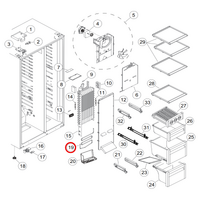 Fisher & Paykel Fridge Defrost Heating Element | Suits: RX611DUX1 (24328-A) RX611DUX1 (24937-A) RX628DW1 (24330-A) RX628DW1 (24939-A)