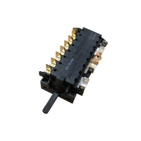 Smeg Oven Selector Switch - SE358, 811730125 | Suits: SA380X-5 SA390 SA420X-5 SA704X-5 SCA706X SCA306A SA380X/3