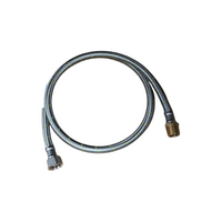 10mm SS Gas Hose 1/2 BSP FC 1200mm
