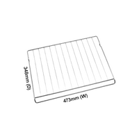 Chef, Westinghouse Gas Oven Shelf 473Mm X 348Mm | Suits: GEK1235WLP-L*32 GEK1235WLP-R*32 GEK1235WNG-L*32 GEK1235WNG-R*32 GEK1385WLP-L*32 GEK1385WLP-R*