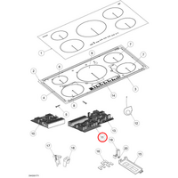 Fisher & Paykel Cooktop PCB Board 3.7KW 75.96470.439