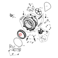 Fisher & Paykel Washing Machine Door Seal | Suits: WH70F60W2 (98710) WH70F60W3 (98720) WH70F60WV1 (98730) WH70F60WV1 (98735) WH80F60W1 (98711)