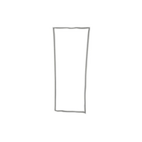 Westinghouse Fridge Door Seal SD 70 | Suits: WFB4204WA (92506003501) WRB5004SB-L (92506057700) WRB5004SB-R (92506055700) WRB5004SC-L (92506087400)