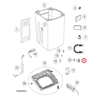 Haier Top Load Washing Machine Drain Connector | Suits: HWT10MW1 (61389-A)