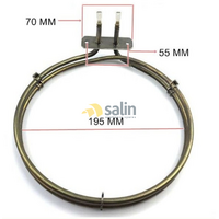Genuine Chef Oven Fan Forced Heating Element 2200W 0122004574