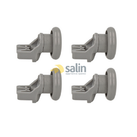 x4 Westinghouse Dishwasher Upper Top Basket Wheels 4055762118