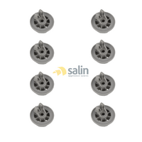 x8 Genuine Blanco Dishwasher Lower Basket Wheels Complete Assy V42052035
