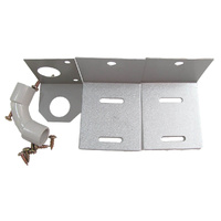 KIT WALL BRKT SQ GAS H/E J/GREY #X