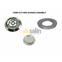 GENUINE SMEG GAS COOKTOP STOVE WOK BURNER COMPLETE BURNER SET SRV576B.1