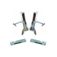 GENUINE SMEG OVEN DOOR HINGES COMPLETE ASSEMBLY WITH SUPPORTS SP106VGL SP106VJM