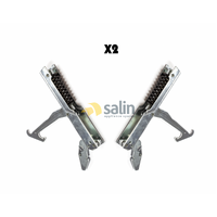 X2 GENUINE SMEG OVEN DOOR HINGES X2 SET FS64MFX, FS64MFXLP, FS66MFX, FS67MFX