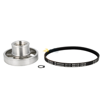 GENUINE SMEG DRYER MOTOR FAN PULLEY AND BELT REPAIR KIT SAHP7