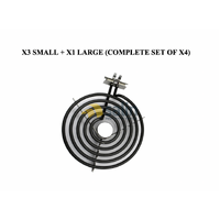 SIMPSON STOVE COOKTOP HEATING ELEMENT HOTPLATES COMPLETE SET OF X4
