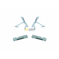 GENUINE SMEG OVEN DOOR HINGES COMPLETE ASSEMBLY WITH SUPPORTS C9GMXNLB C9GVXI
