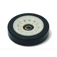 GENUINE SMEG DRYER DRUM PULLEY RUBBER ROLLER WHEEL ASSEMBLY DHTW81ESA