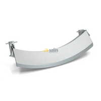GENUINE OEM BOSCH WASHING MACHINE SILVER DOOR HANDLE WAS32742AU/08 WAS32742AU/10