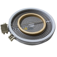 GENUINE WESTINGHOUSE GLASS COOKTOP LARGE DUAL CERAMIC HOT PLATE ELEMENT