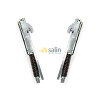 x2 GENUINE SMEG 700MM OVEN DOOR HINGES COMPLETE SET SE706X