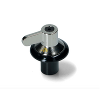 GENUINE SMEG GAS COOKTOP CONTROL KNOB - STAINLESS STEEL PGA75F-4
