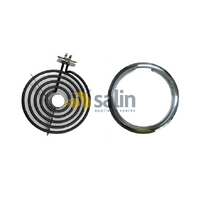 WESTINGHOUSE 505 STOVE COOKTOP SMALL HOTPLATE ELEMENT +TRIM PCD505BL*25