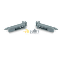 x2 GENUINE SMEG DISHWASHER UPPER BASKET REAR RAIL END PIN SET DW-326